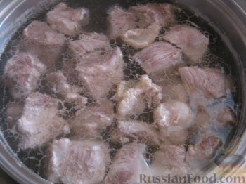 Фото приготовления рецепта: Суп харчо из свинины - шаг №2