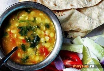 Суп из гороха с индийскими специями